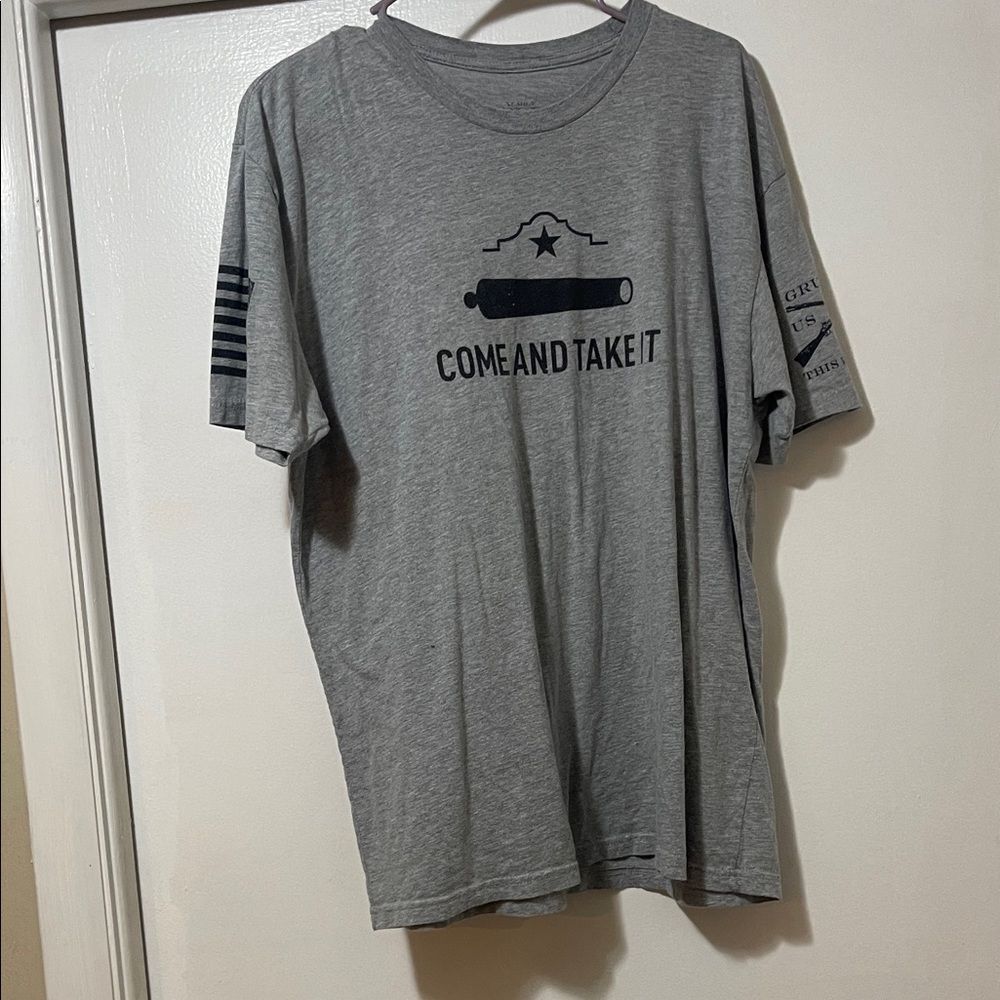 Grunt Style Gray 'Come and Take It' T-Shirt extra large